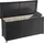 Mendler Poly-Rattan Kissenbox HWC-D88, Gartentruhe Auflagenbox Truhe Premium schwarz, 63x135x52cm 320l