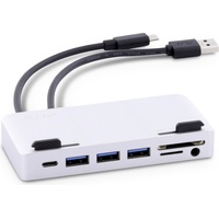 LMP USB-C Attach Hub 7 Port for iMac, Silver