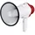 SpeaKa Professional XB-7S Megaphon Rot/Weiß