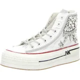 nan-ku Plateau-Sneaker Weiß Damen 38
