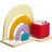 Tonies Kinderregal Regenbogen 110 x 40 cm Holz bunt