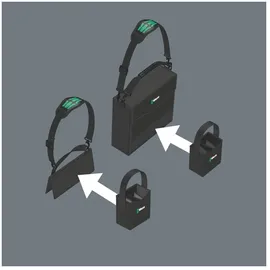 WERA 2go 4 Köcher, 165 x 165 x 105 mm