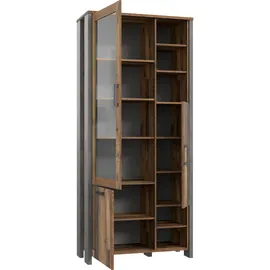 Forte Highboard Clif 91,6 x 205,4 cm grau