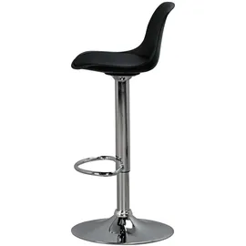 FineBuy Barhocker mit Lehne Sitzhocker Höhenverstellbar Barstuhl Hocker Modern