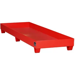 Auffangwanne 2040 lackiert RAL3000 Feuerrot Umwelt Lagertechnik