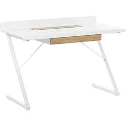 Schreibtisch FOCUS Weiß 120 cm 60 cm mit Stauraum