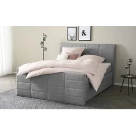 Möbel Kraft Boxspringbett 188 x 124 cm Grau