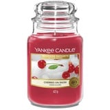 Yankee Candle Cherries On Snow große Kerze 623 g