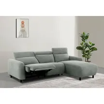 Home Affaire »SKAANE in Cord, L-Form, 274 cm, manuelle u. elektrische Relaxfunktion,« rundes Design, Kopfteilverstellung, Federkernpolsterung