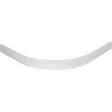 Schulte Duschwannen-Schürze 100x100 cm, rund extra-flach, Höhe 11 cm, Radius 550 mm, Sanitär-Acryl alpin-weiß