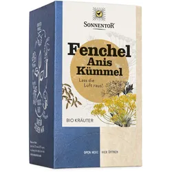Bio Fenchel-Anis-Kümmel Tee – 18 Beutel für gesunde Verdauung 30,6 g, DK-Beutel