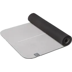 ENERGETICS Yoga-Matte Natural Rubber Microfiber, Hellgrau/Schwarz, ONE SIZE