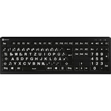 Logickeyboard Astra 2 Tastatur USB QWERTZ Deutsch Schwarz,