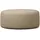 Konsimo Sitzhocker Raggi Textil 80 x 36 x 80 cm Beige