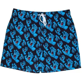 Santa Cruz Badeshorts Hands All Over Schwarz  L