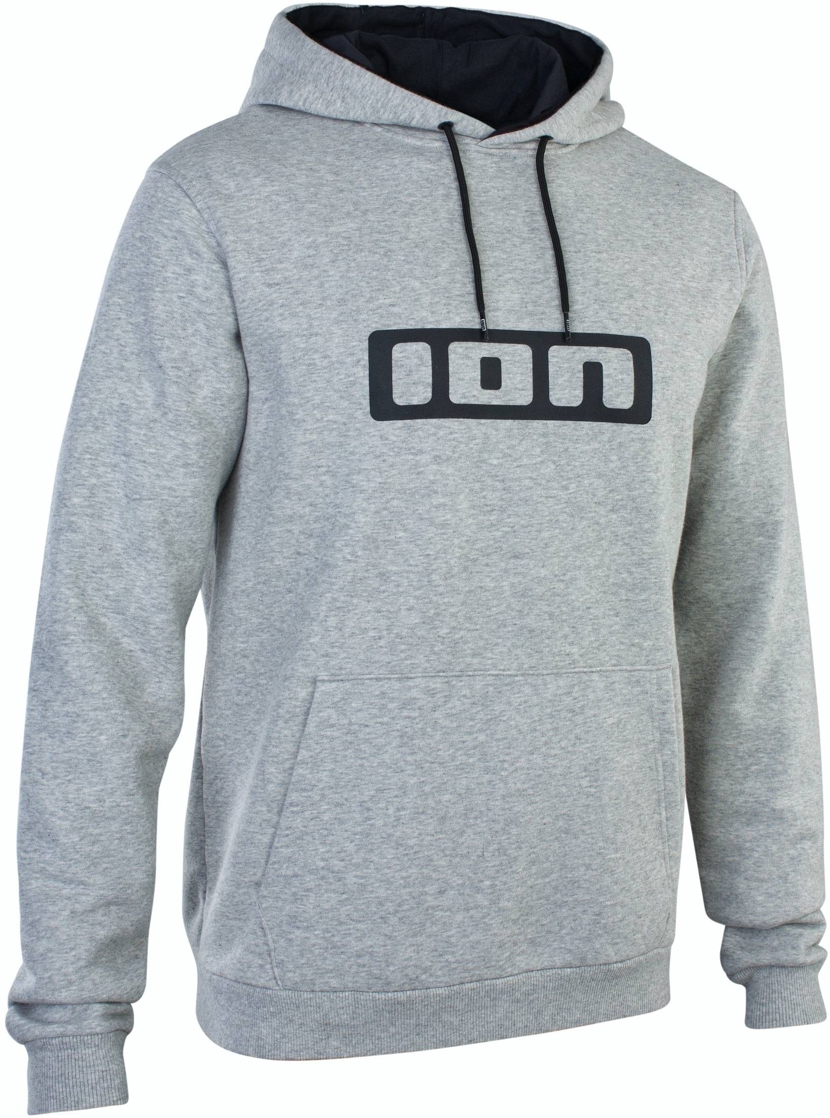 ION Hoody Logo Kapuzenpullover Hoodie Pullover warm surf, Größe: S, Farbe: grey melange