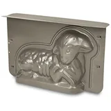 Städter Osterlamm Backform groß Metall antihaft silber