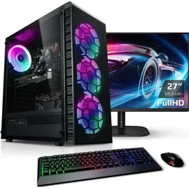 kiebel.de Raptor V Gaming-PC AMD Ryzen 5 5600G 4,2 GHz 32 GB RAM 1 TB SSD RTX 4060 Ti Win 11