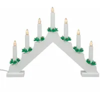 IDENA LED Adventsleuchter 7 Kerzenlichter 40 x 30 cm