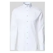 OLYMP No. Six Slim Fit Businesshemd mit Kentkragen, Weiss, 42