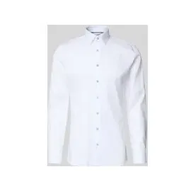 OLYMP No. Six Slim Fit Businesshemd mit Kentkragen, Weiss, 42