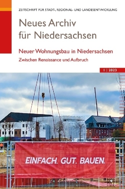 Neues Archiv Für Niedersachsen / 1.2023 / Neues Archiv Für Niedersachsen 1.2023  Kartoniert (TB)