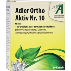 Adler Ortho Aktiv Nr. 10 Kapseln (Ernährungsphysiologische Ergänzung zu Schüßler Anwendung)