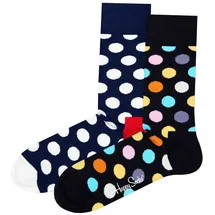 Happy Socks Classic Crew 2-Pack Socken Mischfarben 41-46