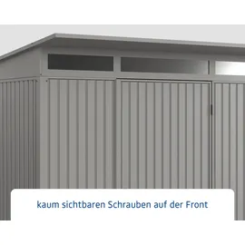 EcoStar Gerätehaus Trend-P Typ 3 graualuminium 312,7 x 283,4 x 232,3 cm