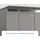EcoStar Gerätehaus Trend-P Typ 3 graualuminium 312,7 x 283,4 x 232,3 cm