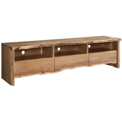 PURE ACACIA TV Lowboard #109 – Akazie, 191x50x45 cm