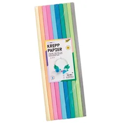 Folia Krepppapier »Trend«, 10 Rollen, 50 x 200 cm, farbig sortiert