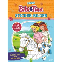 Schwager & Steinlein Meine Bibi & Tina Sticker-Bilder - Stickern nach Zahlen