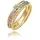 Elli Ring 925 Sterling Silber in Gold | Gr.: 54