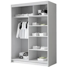 Mirjan24 Schiebetürenschrank, Schwarz,