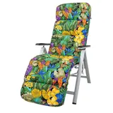 KETTtex Sesselauflage Relaxliege Kreta 8194 Papagei 175x50x9 cm KETTtex