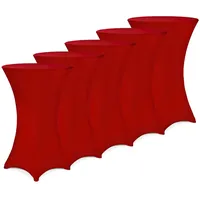 DEUBA Detex® Stehtischhusse Überzug 5er Set Ø80 cm Ø