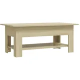 vidaXL Couchtisch Sonoma-Eiche Braun 102 x 55 x 42 cm