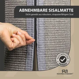 lycce FRIEDA Kratztonne 200 cm grau
