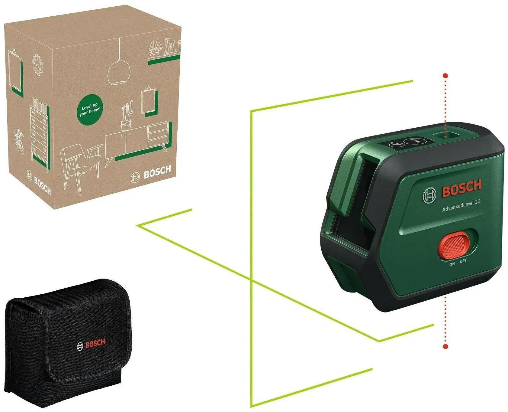 bosch kreuzlinienlaser advancedlevel 2g