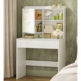 VASAGLE Schminktisch mit Spiegel, weiß