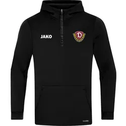 JAKO Herren Fansweatshirt Dynamo Dresden Zip, schwarz, XL