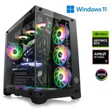 CSL Gaming-PC AMD Ryzen 7 9700X 3,8 GHz 32 GB RAM 2000 GB SSD GeForce RTX 5070 Ti Windows 11 Home