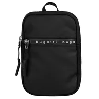 Bugatti BLANC DELIGHT Mini Crossbody-Tasche unisex, flache Umhängetasche, schwarz
