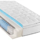 Beco BeCoFederkernmatratze BeCo Diamant Plus, 26 cm Luxushöhe, Gelschaum Topper fest integriert, kein Verrutschen90 x 190 cm