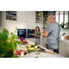 Neff T66STE4L0, N 90, Induktionskochfeld, 60 cm breit, Twist Pad, Flex Induction, Home Connect, Smart Hood Automatic, aufliegend