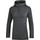 Jako Damen Kapuzensweat Premium Basics, anthrazit meliert, 36