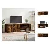 vidaXL TV-Schrank Räuchereiche 120x34x37 cm Holzwerkstoff