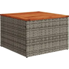 vidaXL Gartensofa-Set mit Kissen, grau, Polyrattan