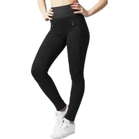 URBAN CLASSICS Interlock Leggings - Black - L
